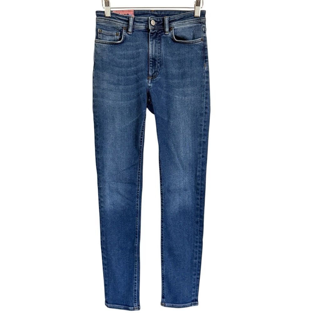 Acne Studios Peg Mid Blue Jean Bla konst Women’s Size Waist 26 Length 32